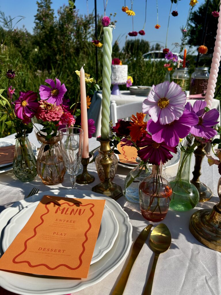 Table colorée